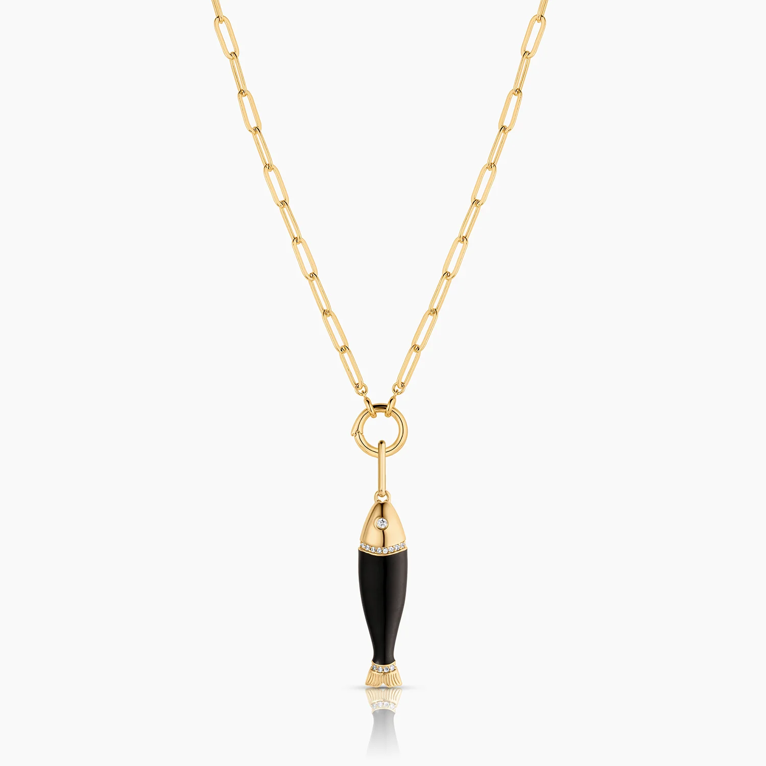 Marin Black Enamel Fish - Image 11