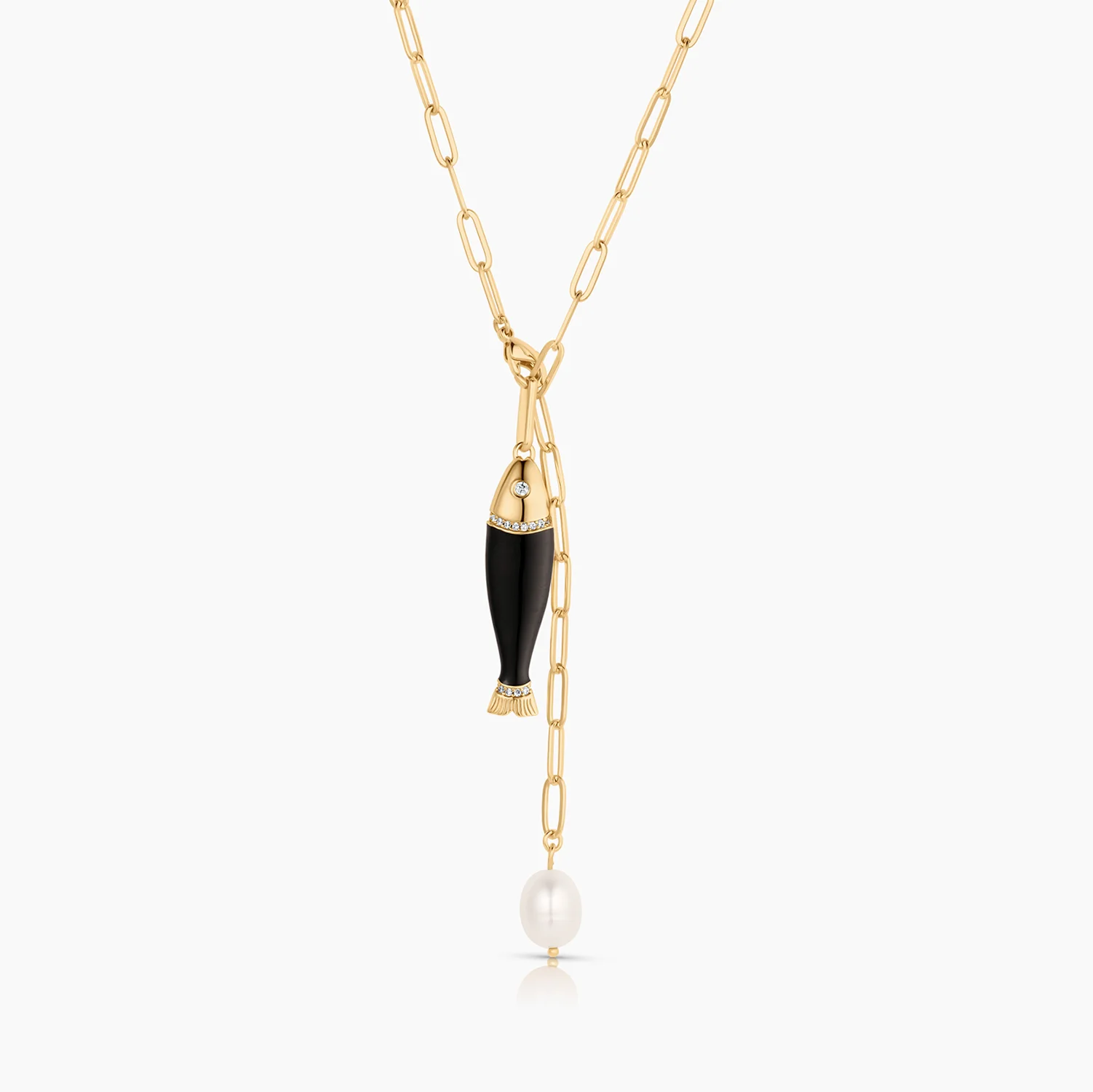 Marin Black Enamel Fish - Image 4