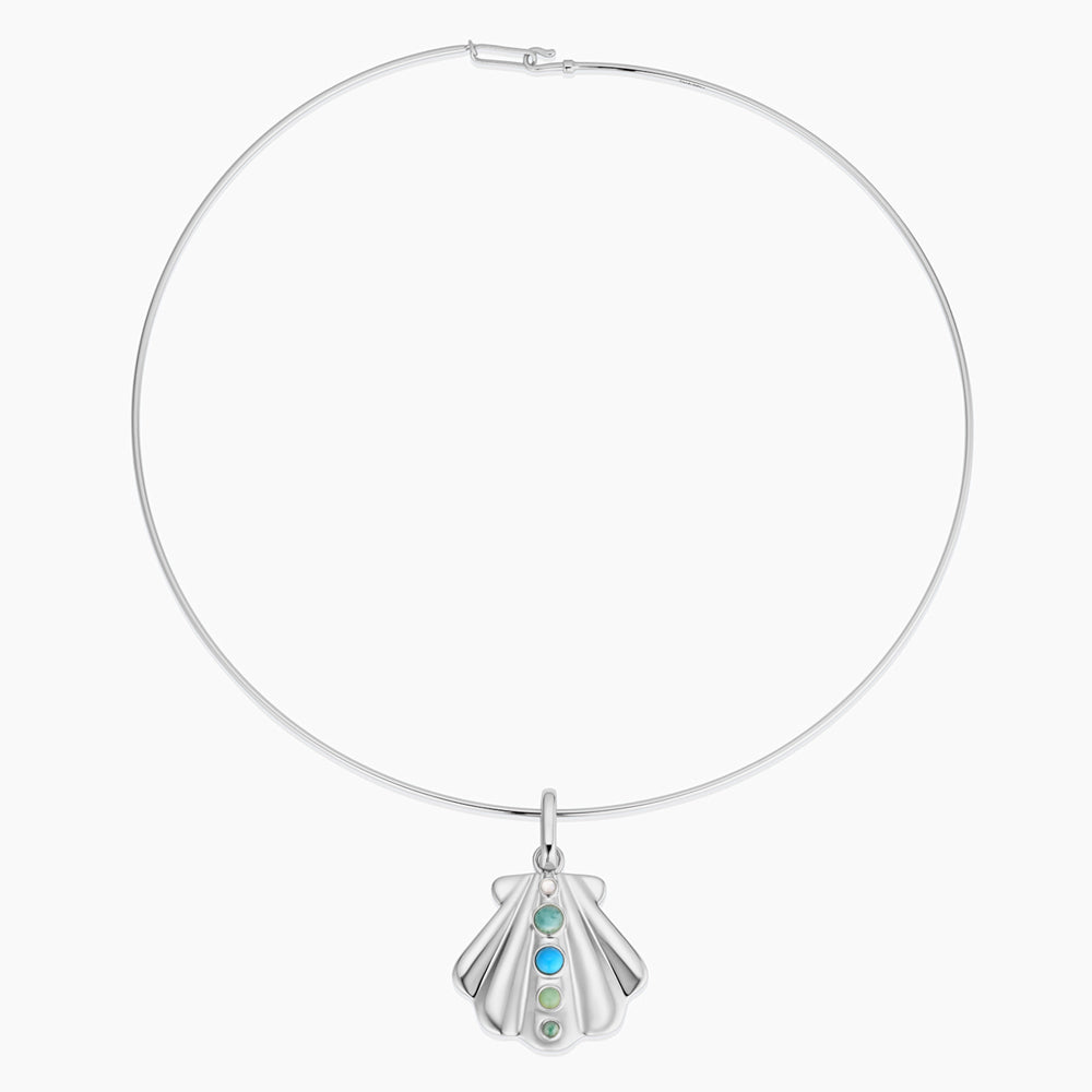 Maris Shell Choker Necklace - Image 4
