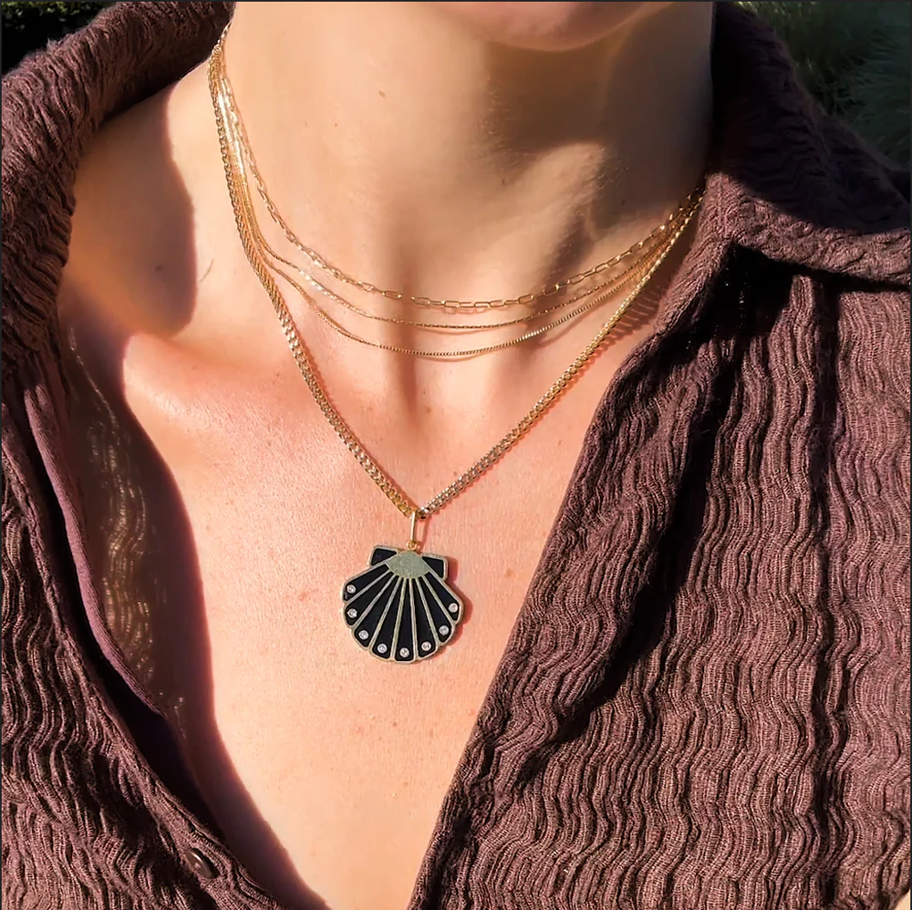 Mini Drew Curb Necklace - Image 3