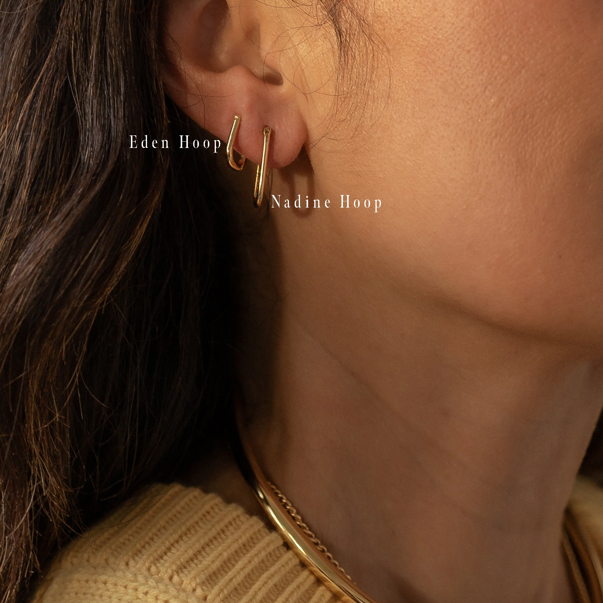 Eden Hoop Earrings - Image 6