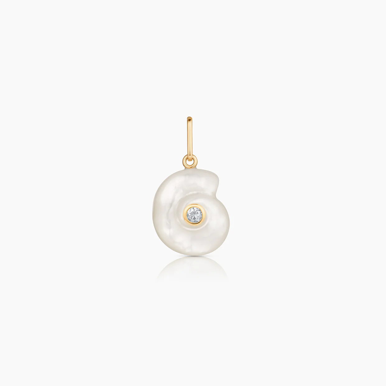 Nautilus Mother Of Pearl Spiral Shell