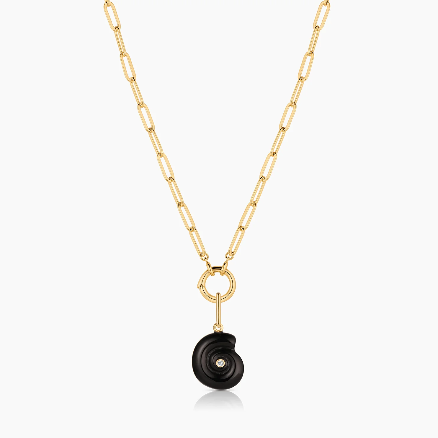Nautilus Onyx Spiral Shell - Image 3