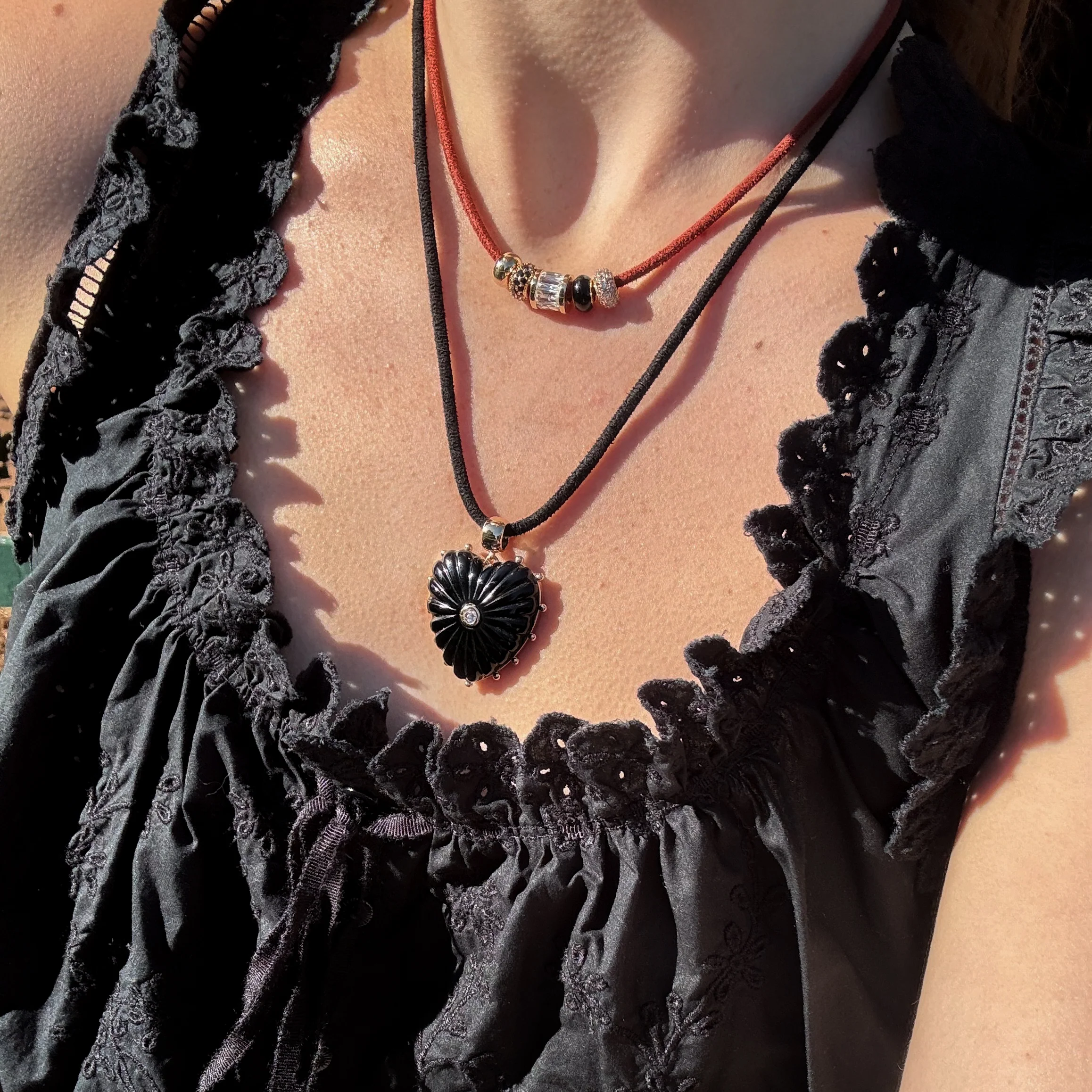 Malene Onyx Heart Bail - Image 6