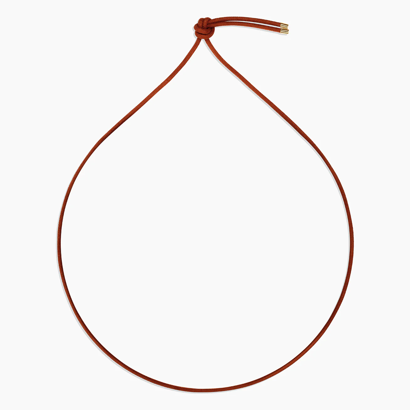 Noir Bead Leather Cord Necklace - Image 6