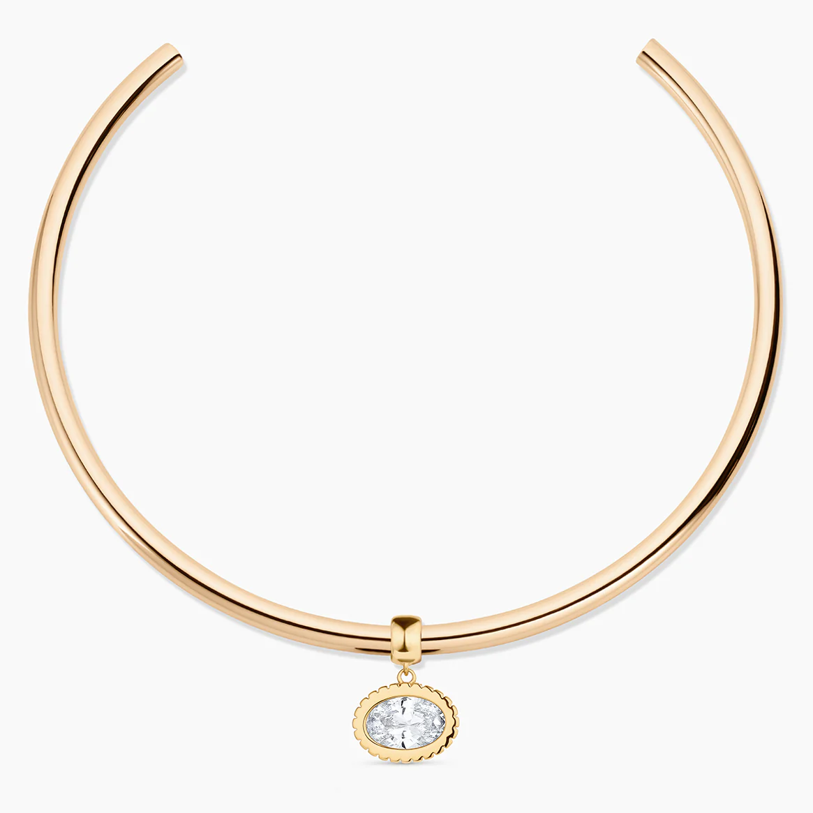 Nova Oval Cubic Zirconia Bail - Image 10