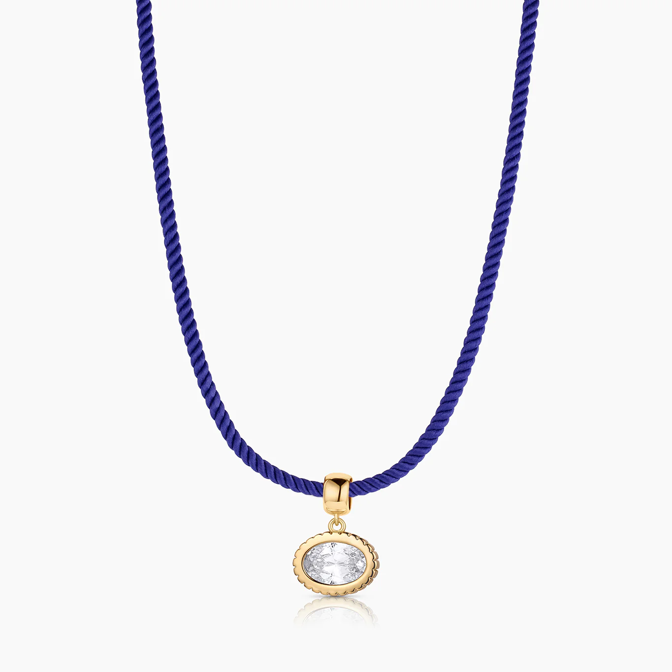 Nova Oval Cubic Zirconia Bail - Image 19