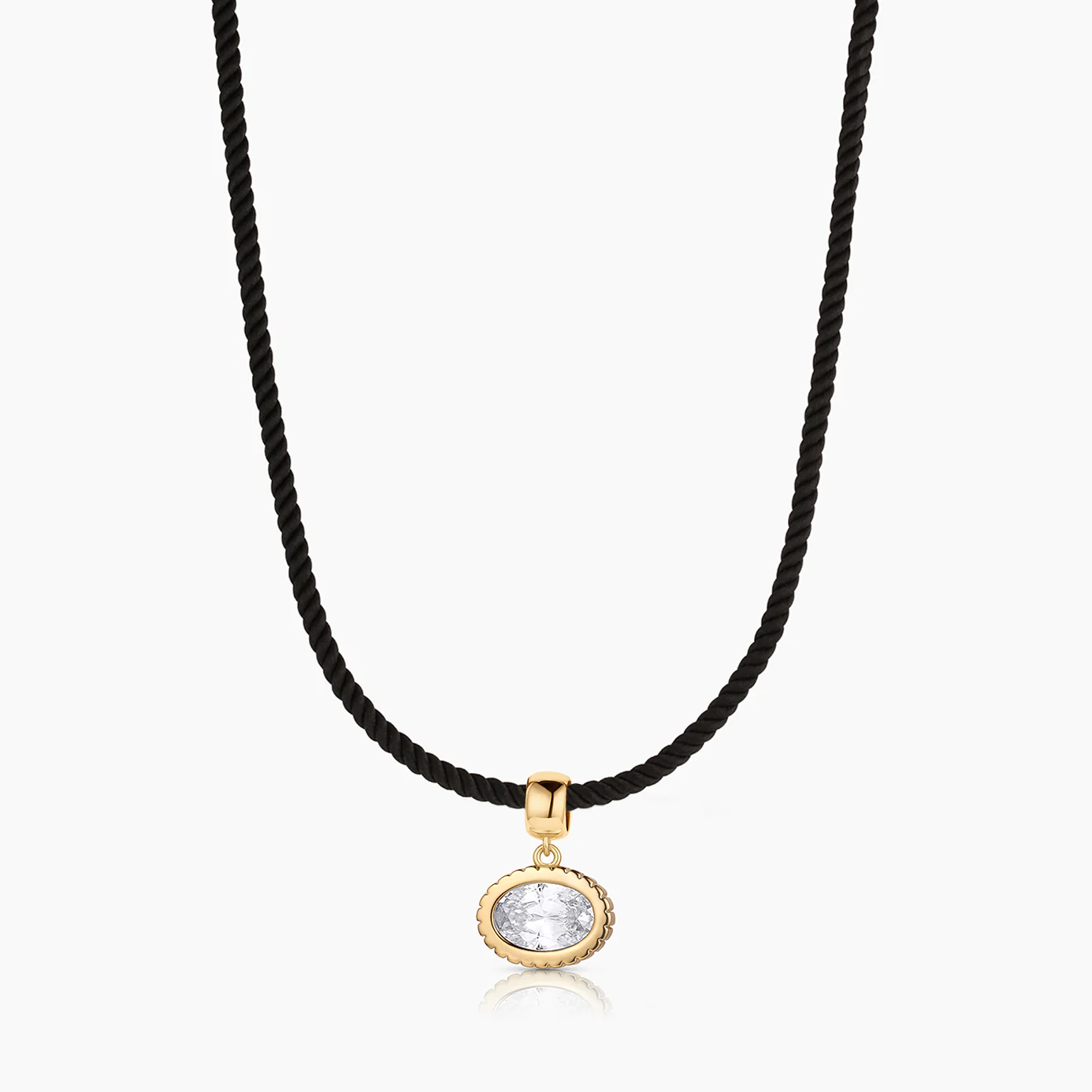 Nova Oval Cubic Zirconia Bail - Image 20
