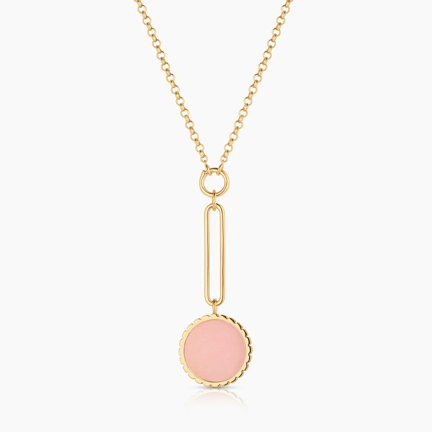 Odeon Pink Jade Drop - Image 4