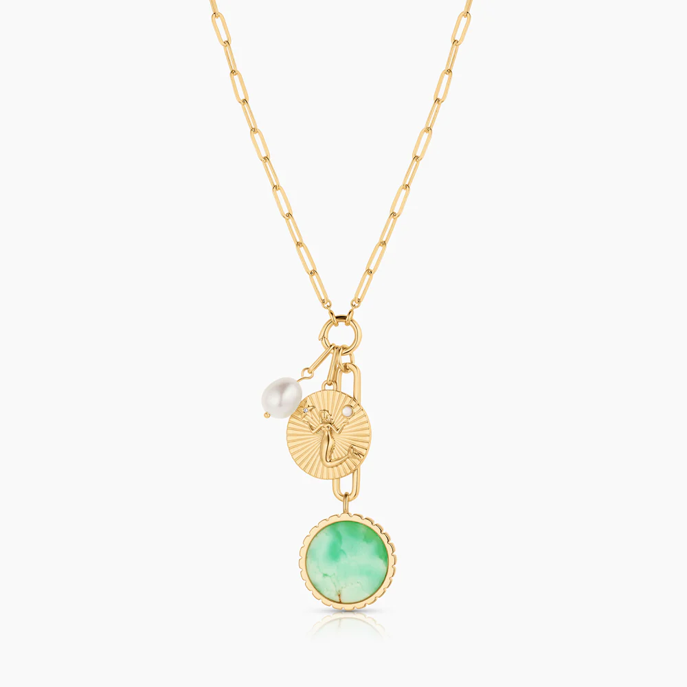 Paradiso Mermaid Chrysoprase Necklace