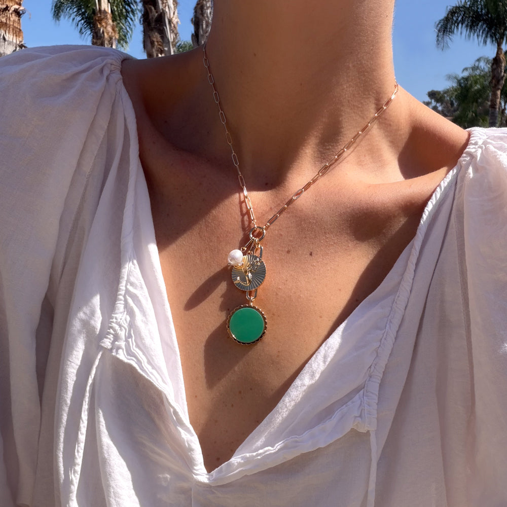 Paradiso Mermaid Chrysoprase Necklace - Image 2