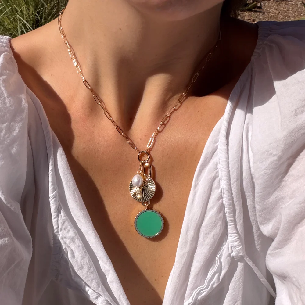 Paradiso Mermaid Chrysoprase Necklace - Image 5