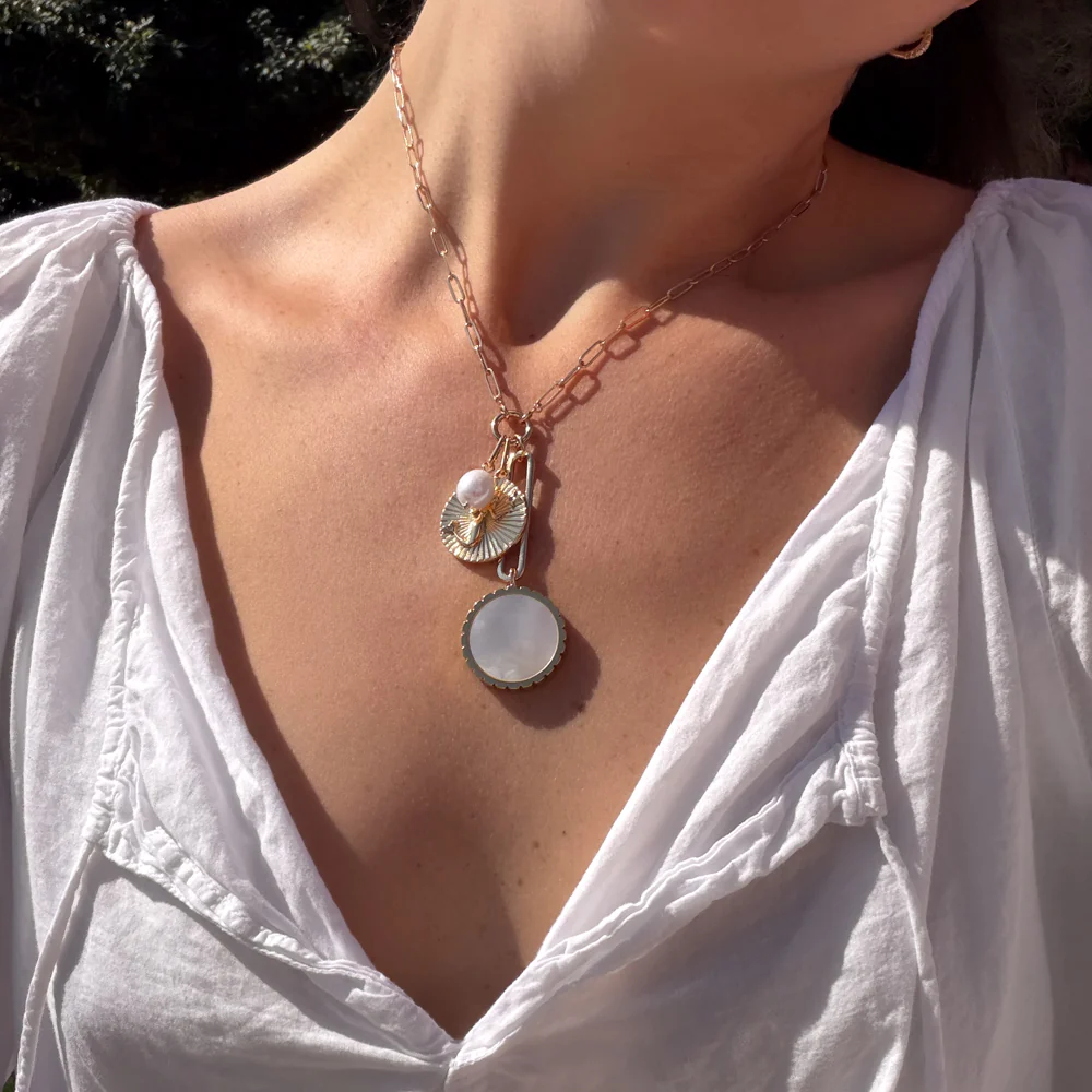 Paradiso Mermaid Mother Of Pearl Necklace - Image 2