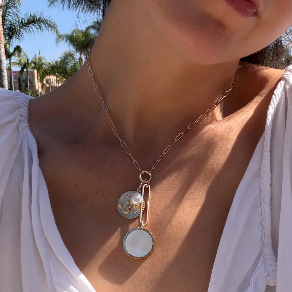 Paradiso Mermaid Mother Of Pearl Necklace - Image 5