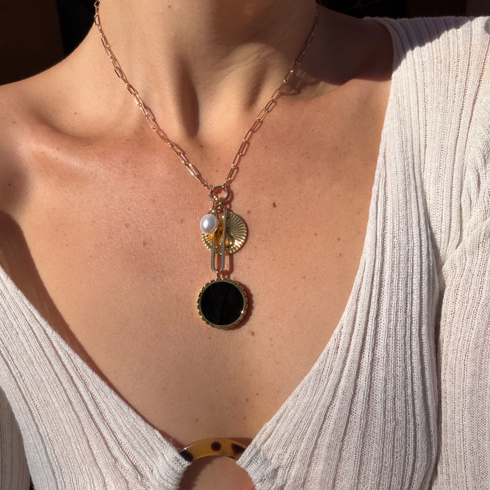 Paradiso Mermaid Onyx Necklace - Image 2