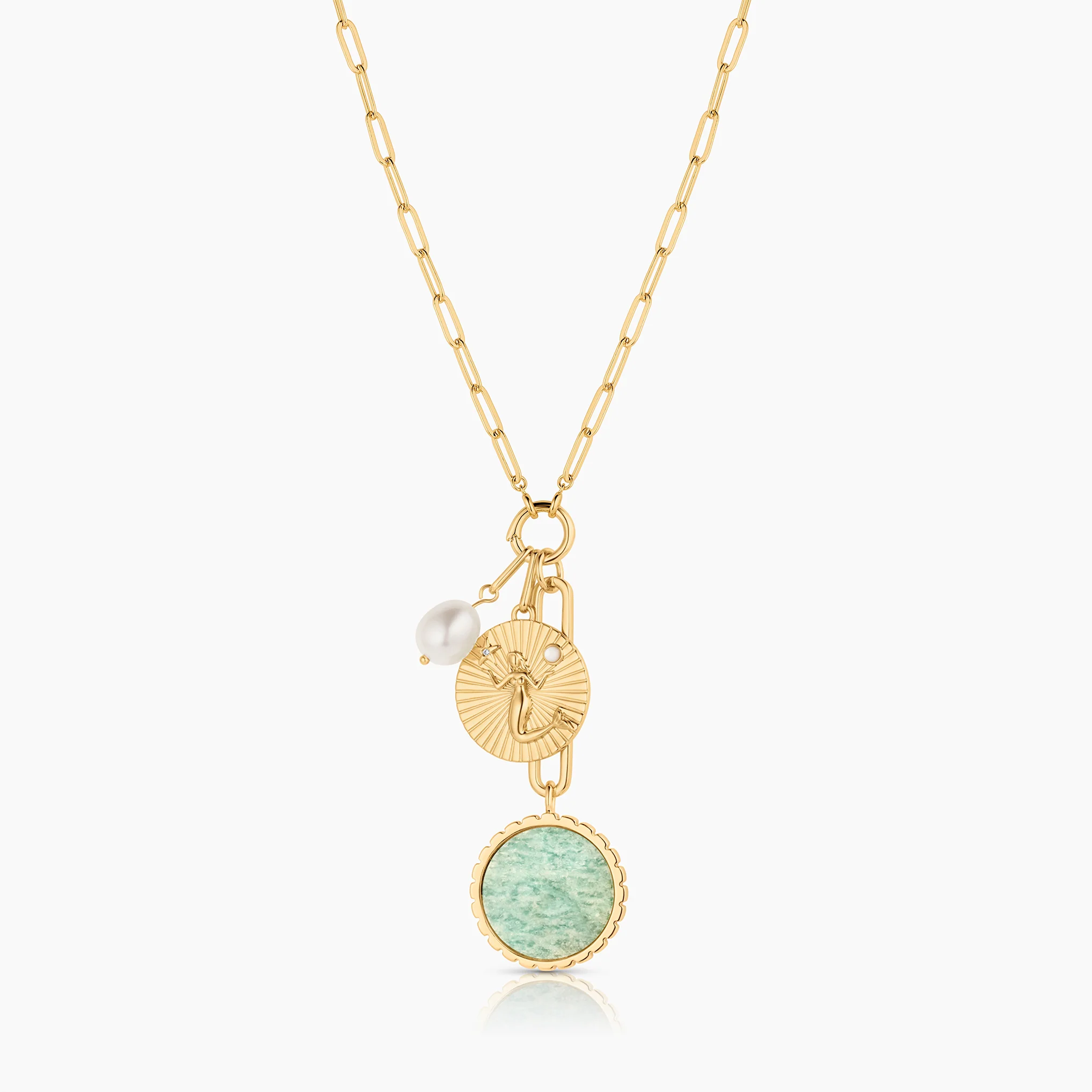 Paradiso Mermaid Amazonite Necklace