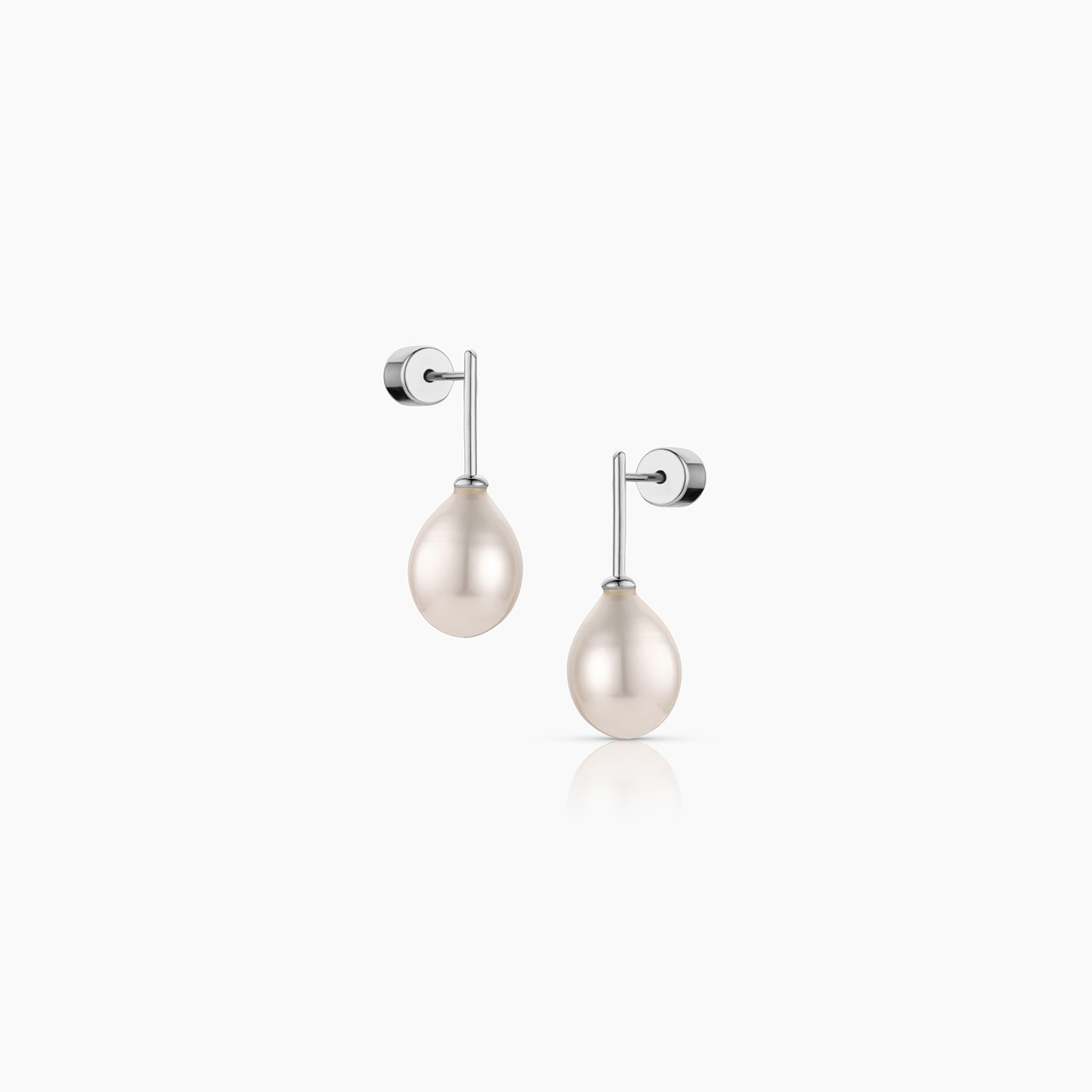 Perla Stud Drop Earrings - Image 4