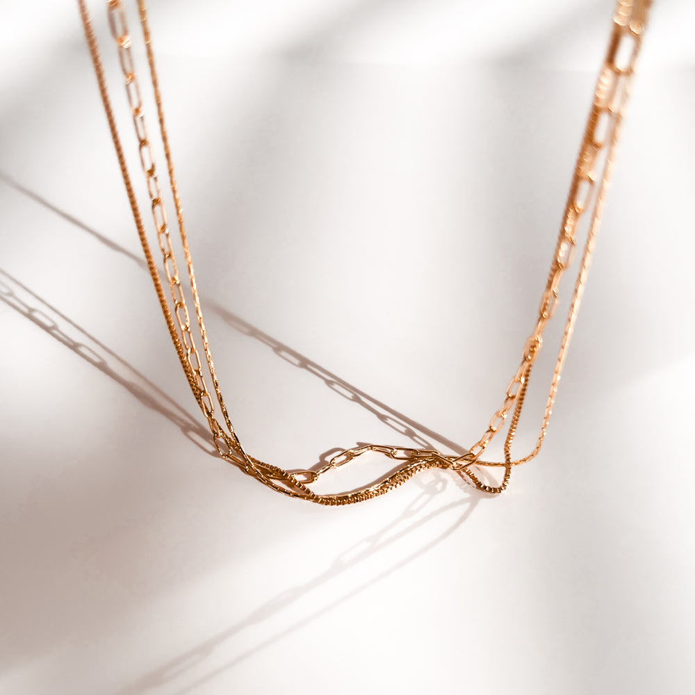 Rosalie Triple Strand Necklace - Image 3