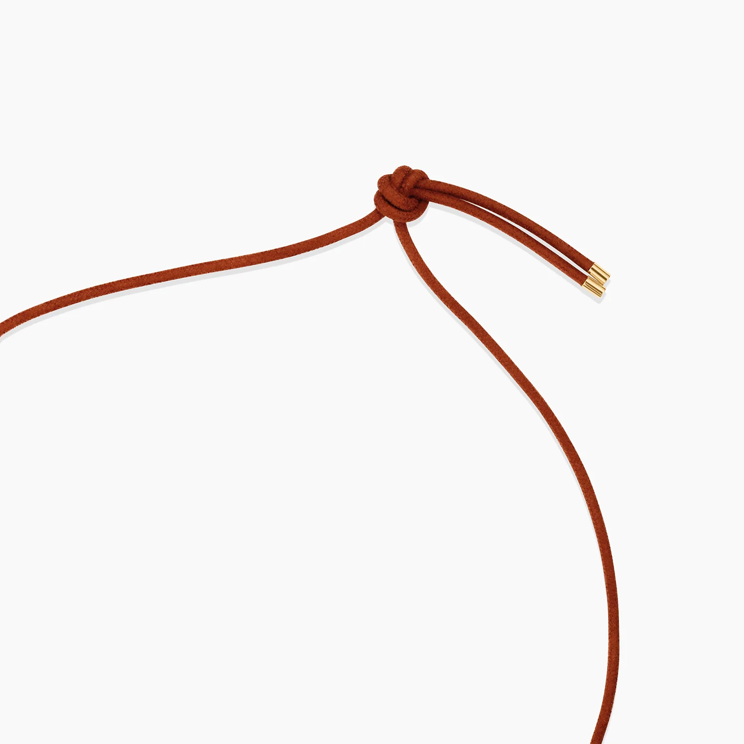 Noir Bead Leather Cord Necklace - Image 4