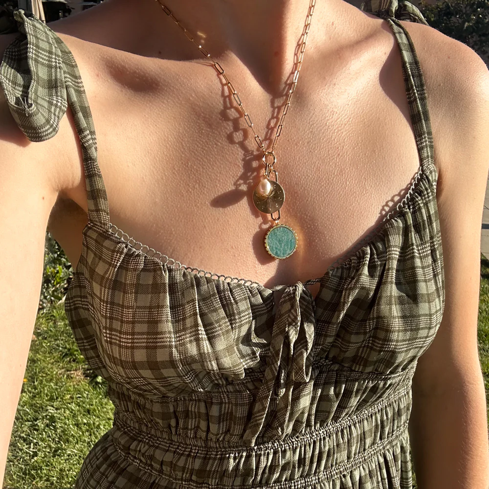 Solario Sundial Amazonite Necklace - Image 5