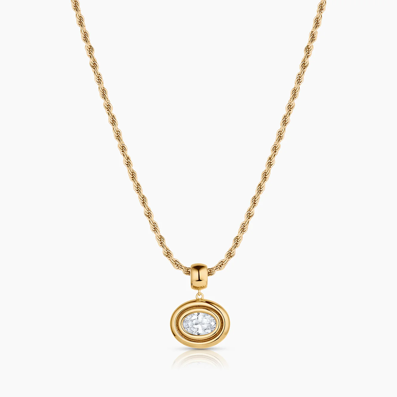 Starlet Oval Cubic Zirconia Bail - Image 12