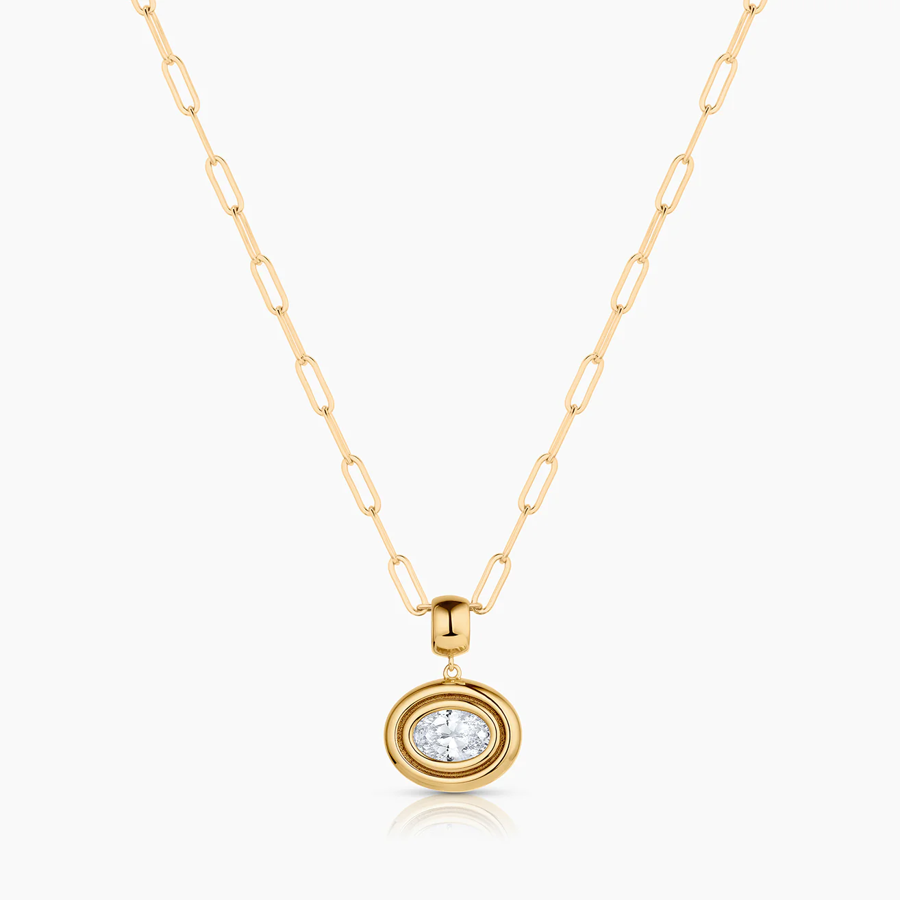 Starlet Oval Cubic Zirconia Bail - Image 13