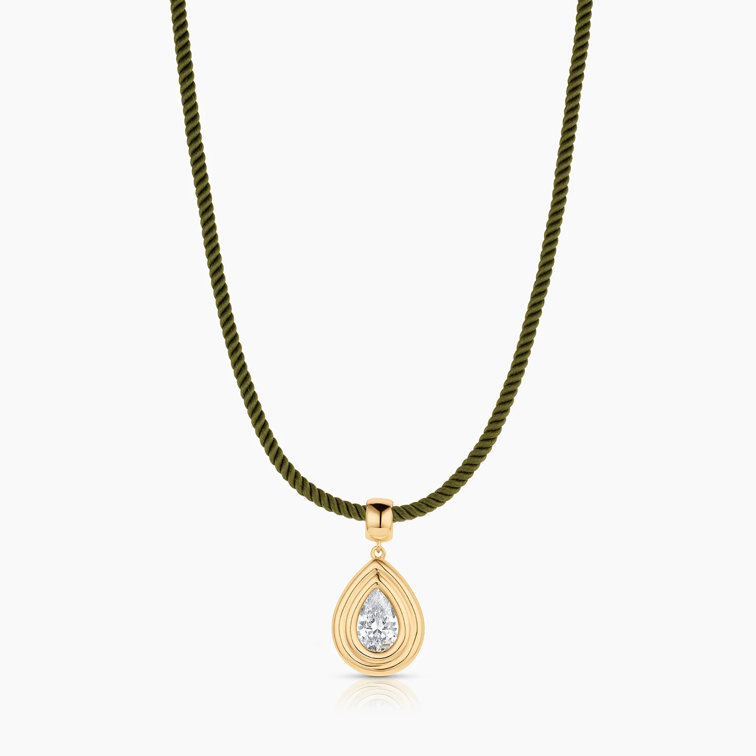 Starlet Teardrop Cubic Zirconia Bail - Image 12