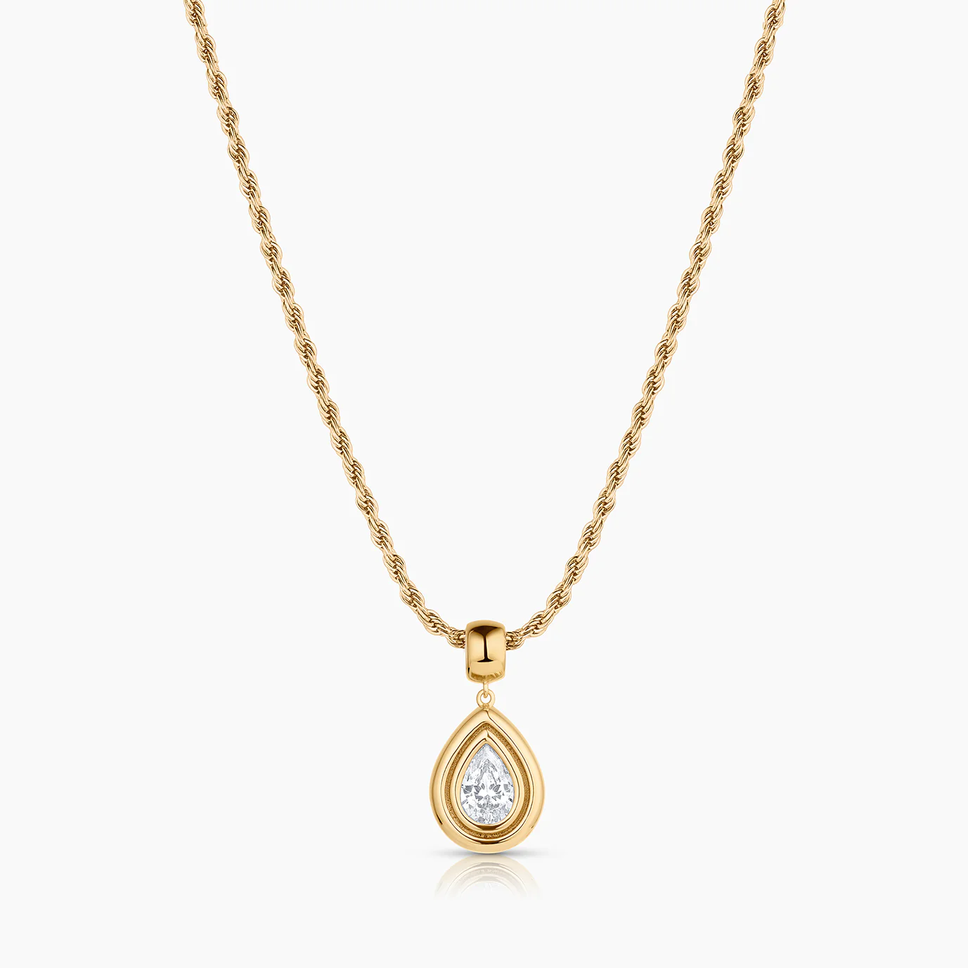 Starlet Teardrop Cubic Zirconia Bail - Image 18
