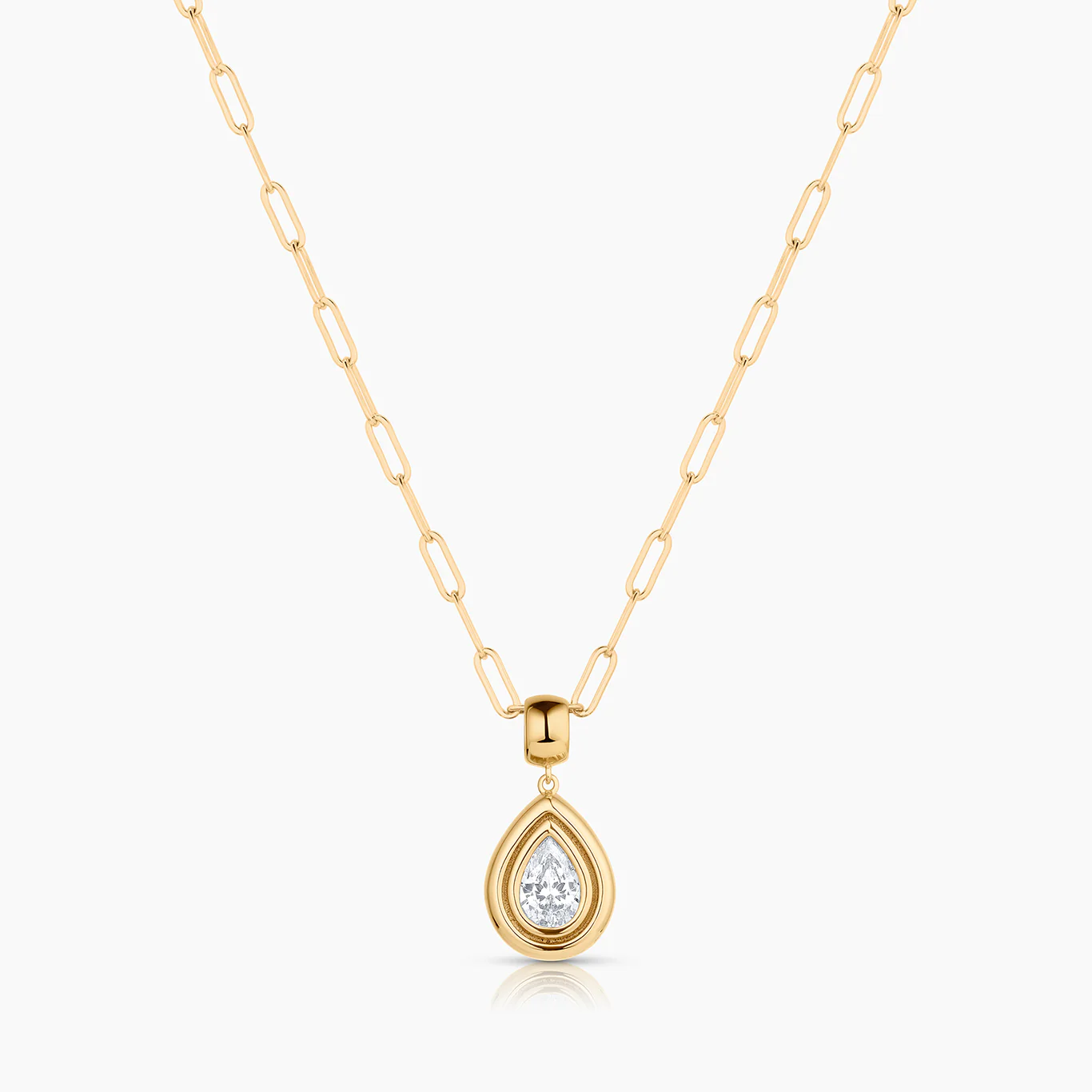 Starlet Teardrop Cubic Zirconia Bail - Image 4