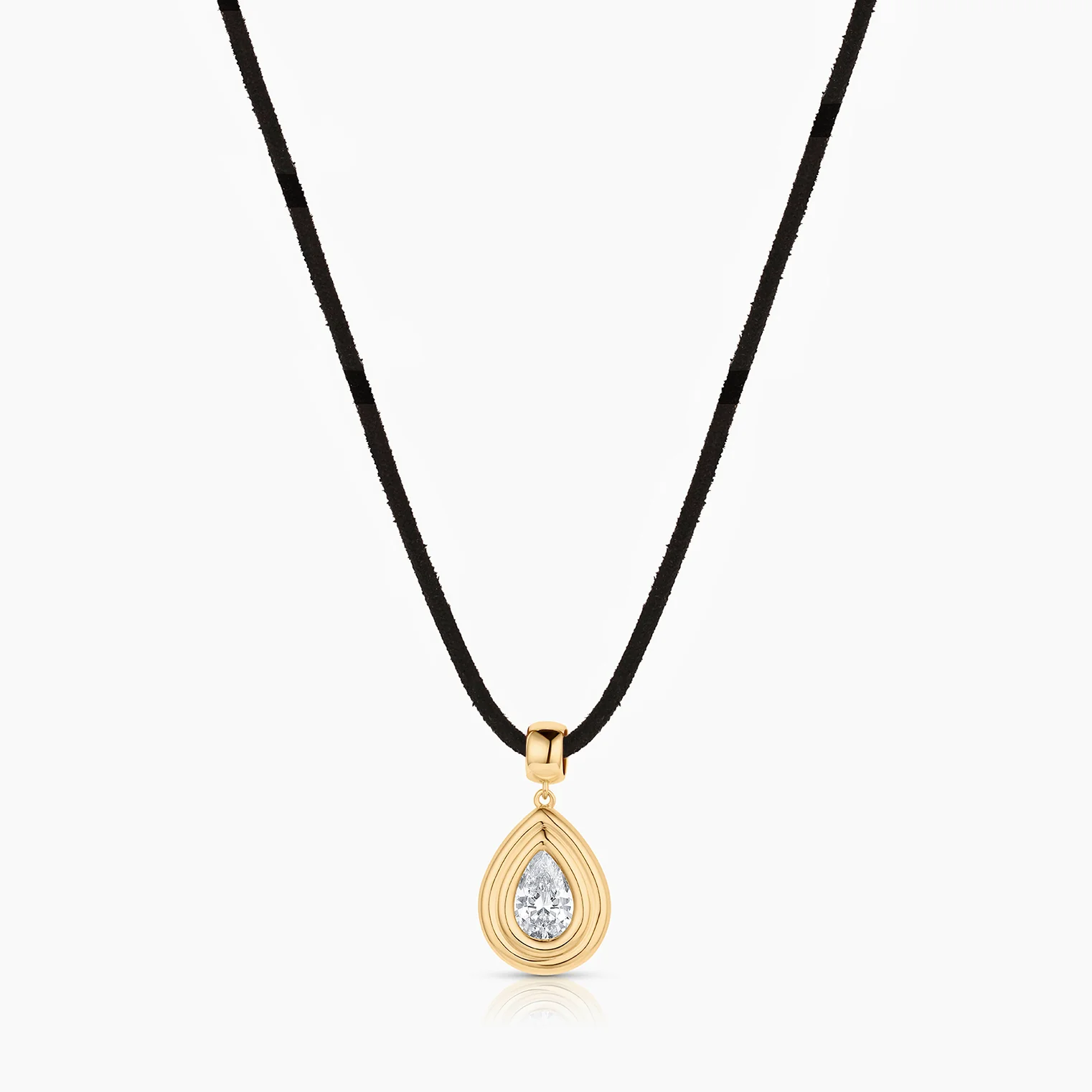 Starlet Teardrop Cubic Zirconia Bail - Image 7