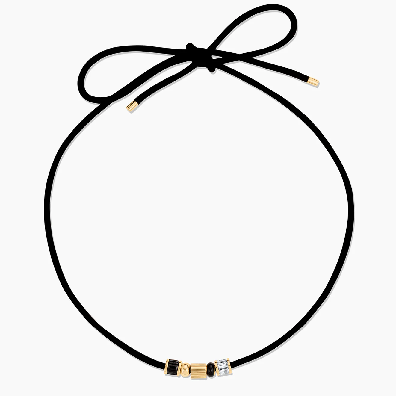 Stellene Bead Leather Cord Necklace - Image 3