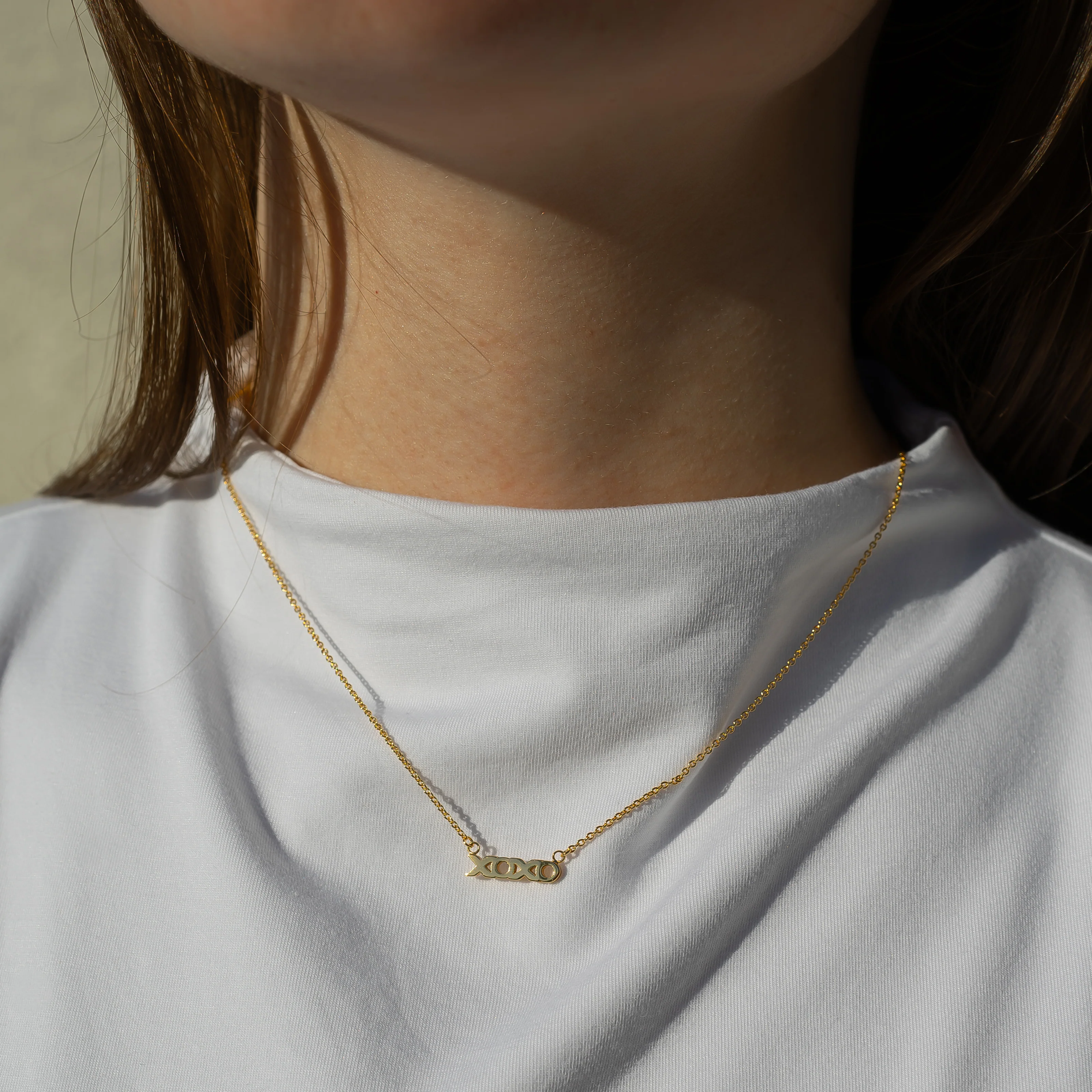 XOXO Script Necklace - Image 4